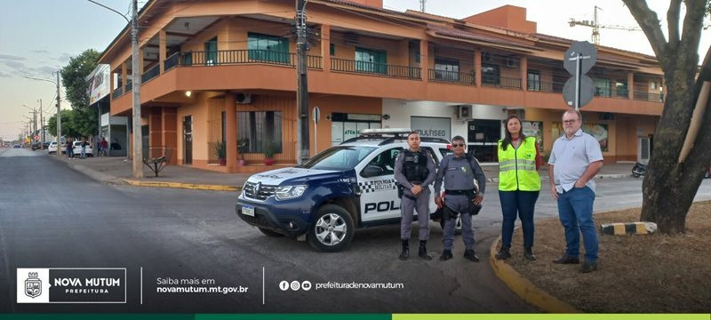 Prefeitura de Nova Mutum conscientiza motoristas sobre sentido temporário da BR-163