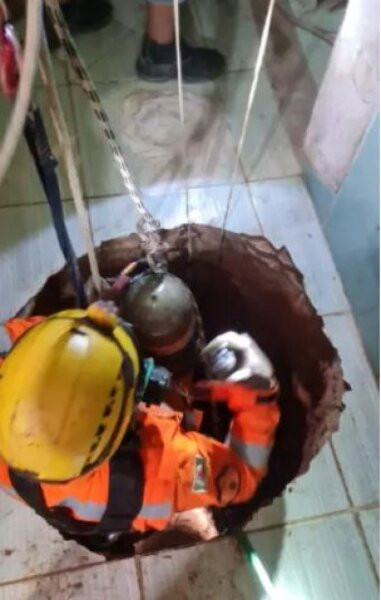 Idoso cava Túnel mais fundo que estação do metrô de SP