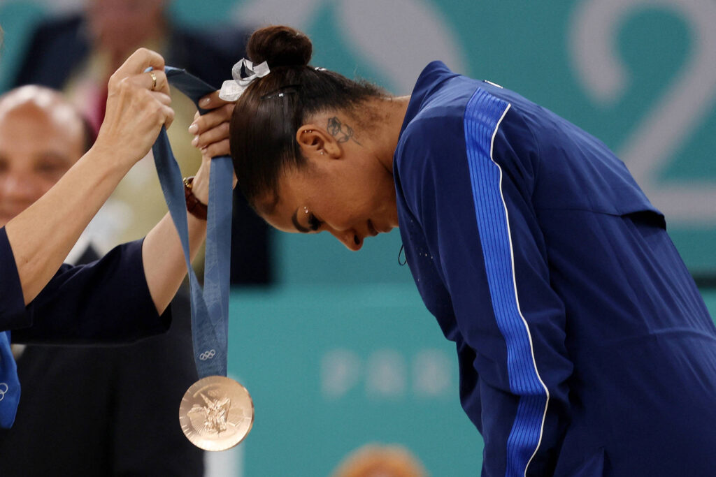 federacao-de-ginastica-dos-eua-contesta-decisao-que-tirou-bronze-de-jordan-chiles